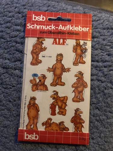 Alf schmuck aufkleber vintage - alf,
