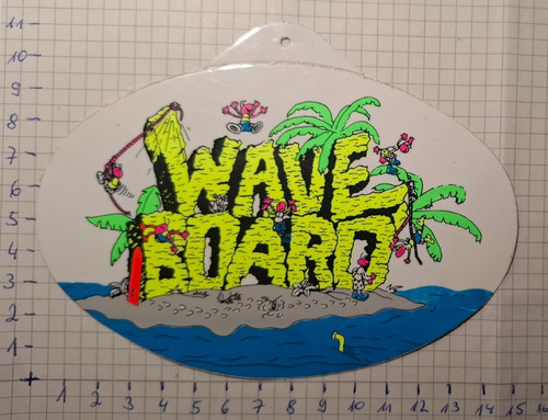 Aufkleber wave board doedel - aufkleber,