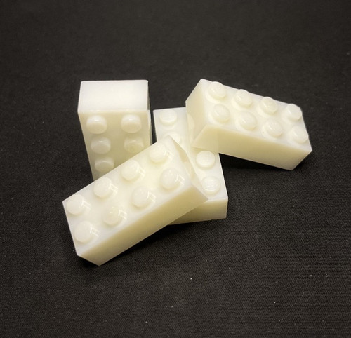 Lego milchig weiße steine - milchig,