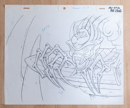 Man animation art - he-man,